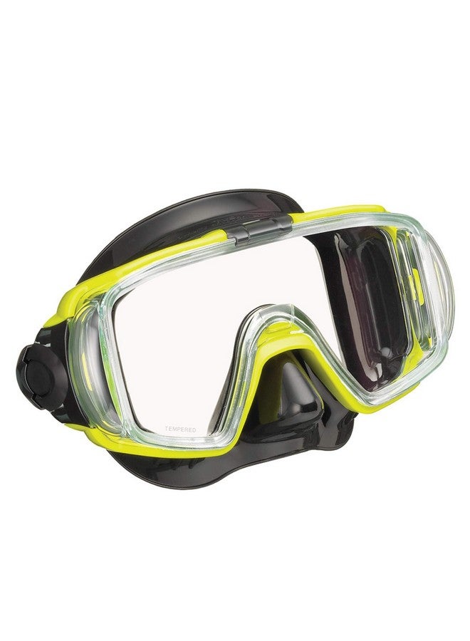 TUSA Sport Um31 Adult Visio Triex Mask Black/Flash Yellow Size 0 - Image 1