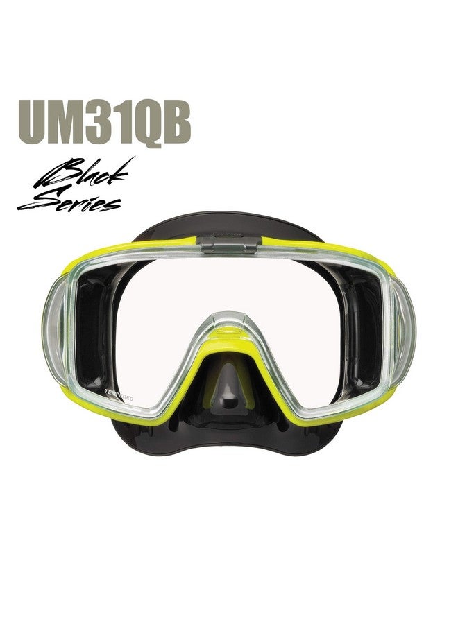 TUSA Sport Um31 Adult Visio Triex Mask Black/Flash Yellow Size 0 - Image 2