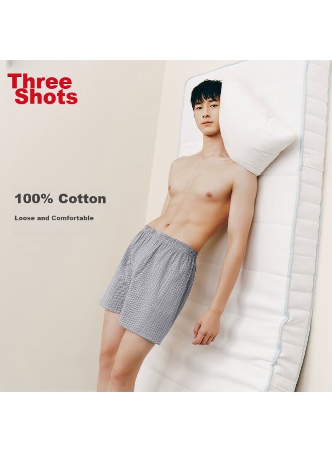 THREEGUN Sanqiang Men's Underwear, Loose-fitting Aro Pants, Large Size, Breathable And Comfortable Men's Shorts, 3-pack - Image 5