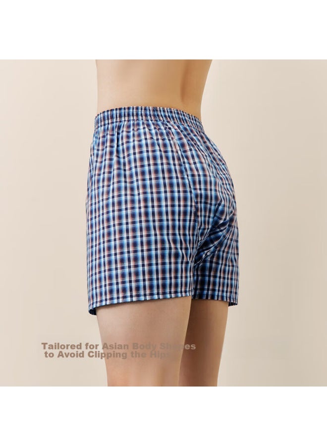 THREEGUN Sanqiang Men's Underwear, Loose-fitting Aro Pants, Large Size, Breathable And Comfortable Men's Shorts, 3-pack - Image 3