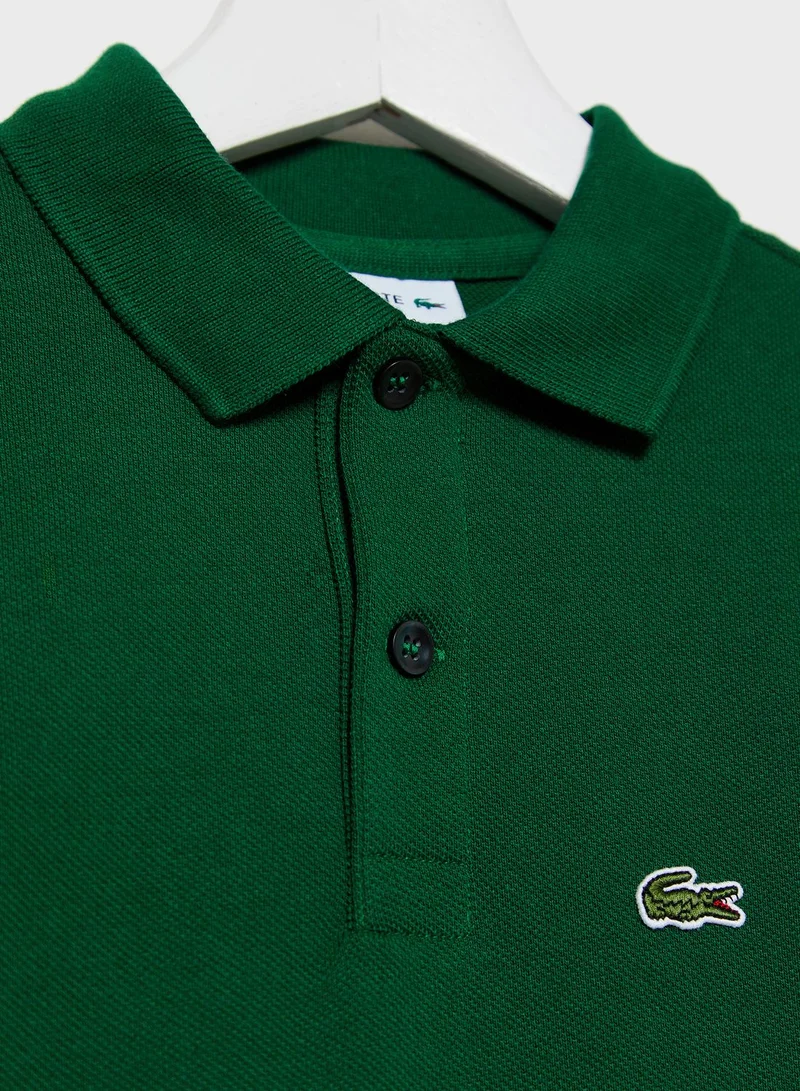 LACOSTE Kids Logo Polo