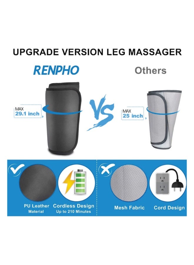 RENPHO Leg Massager Essential Plus - Black - Image 4