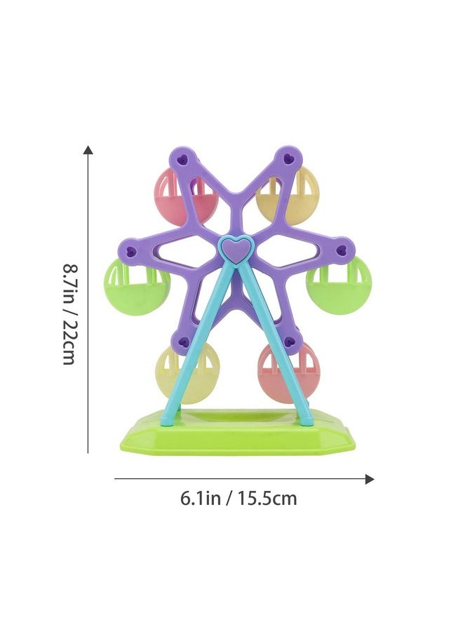 Toyvian Toyvian Ferris Wheel Playset Toy Preschool Toy Ferris Wheels Toys Amusement Park Carnival Dolls Playset for Kid  - Image 4