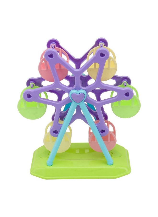 Toyvian Toyvian Ferris Wheel Playset Toy Preschool Toy Ferris Wheels Toys Amusement Park Carnival Dolls Playset for Kid  - Image 2