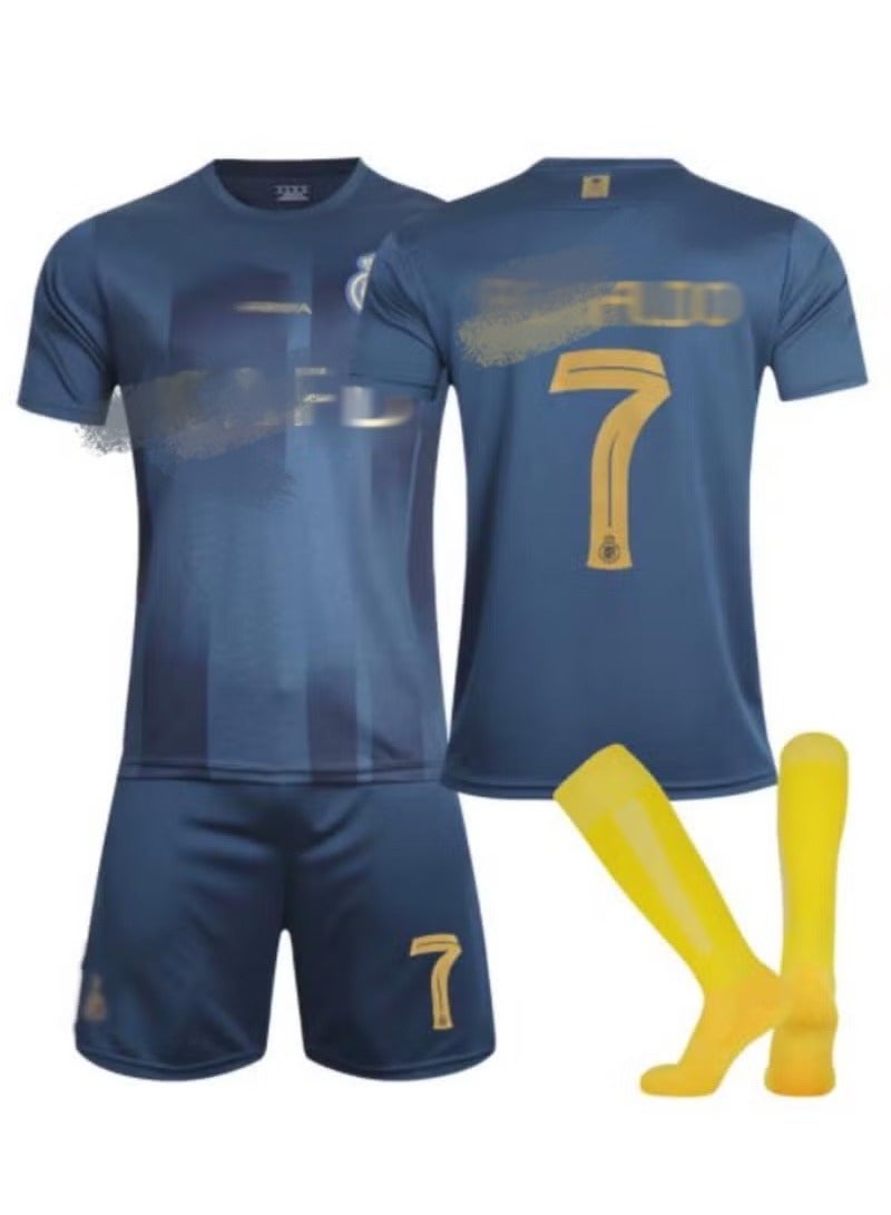 Costume Set Cosplay Sports Training Suit, Cristiano Ronaldo No #7 Soccer Jersey, Kids & Youth Sizes Tracksuits 24 Yard  - Image 1