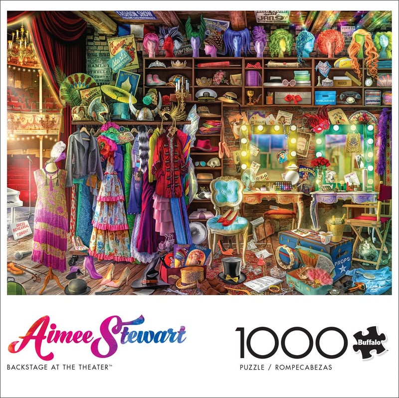 Buffalo Games - Aimee Stewart - Backstage at The Theater - 1000 Piece Jigsaw Puzzle - Image 2