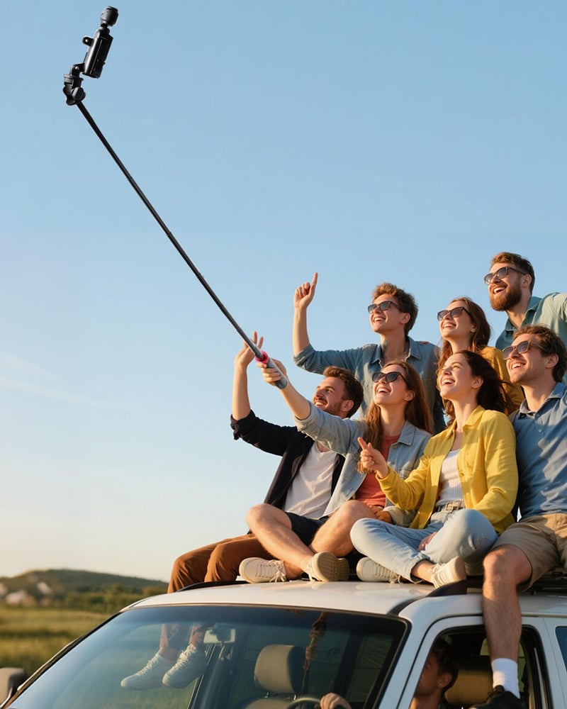 Leenconghui 80" Tripod & Selfie Stick for DJI Osmo Pocket 3ï¼ŒExpandable Selfie Stick Tripod Accessory for DJI Osmo Pocket3 - Image 5