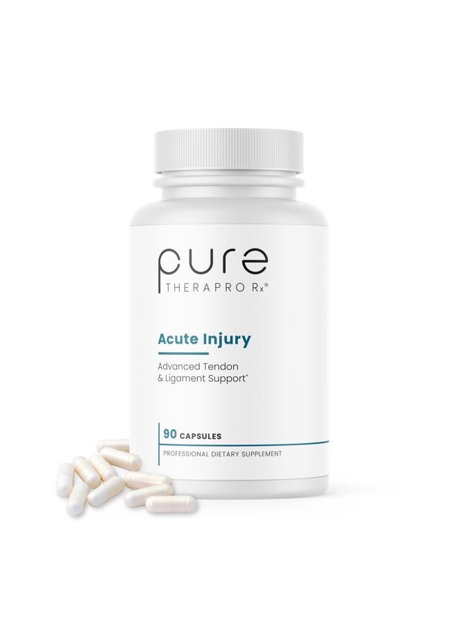 Pure Therapro Rx Acute Injury | Tendon & Ligament Support | Convenient Once a Day Clinical Dose | Supports Tendon Health, Movement & Physical Function | Pharm-Grade (90 Capsules) - Image 1