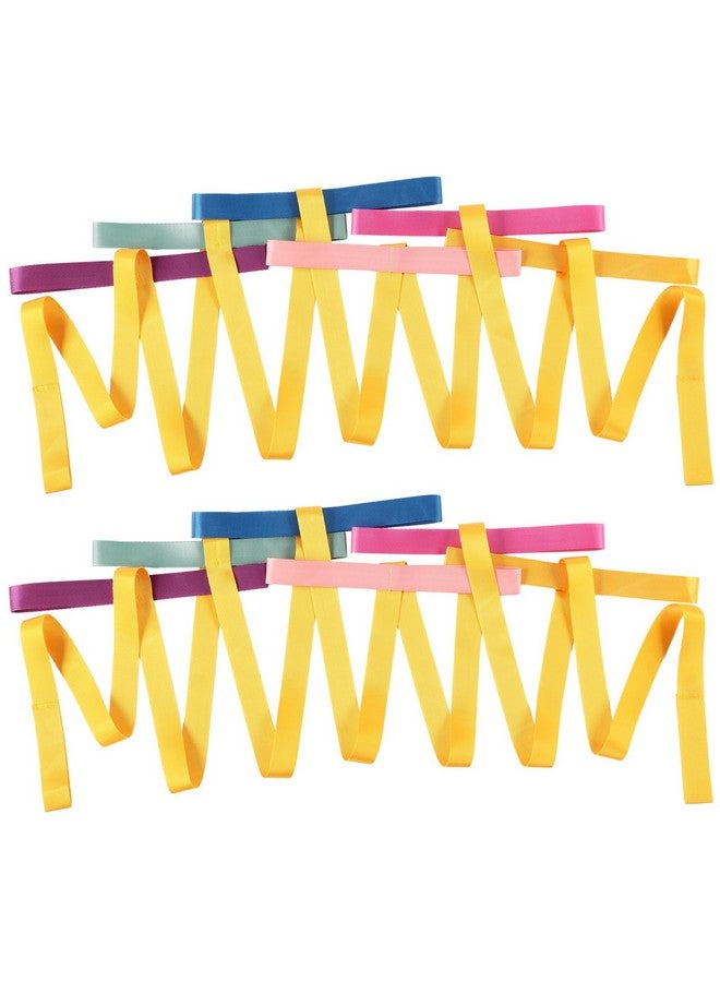 TecUnite تيك يونايت 2 حزمة حبل مشي قصير مع 12 مقبض حبل أمان خارجي لرعاية الأطفال لمرحلة ما قبل المدرسة للأطفال الصغار، 12 طفل 2 بالغين (لون لطيف) - Image 1