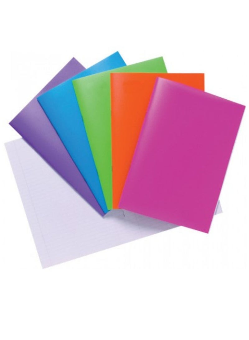 TIGER A4 Bright PP Feint 40 Notebook Assorted - Image 1