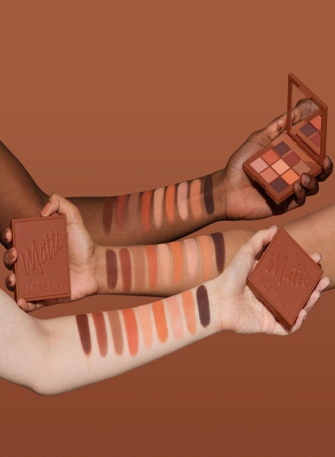 Huda باليت ظلال العيون "هودا بيوتي وورم مات أوبسيشنز" - 7.03 غرام - Image 5