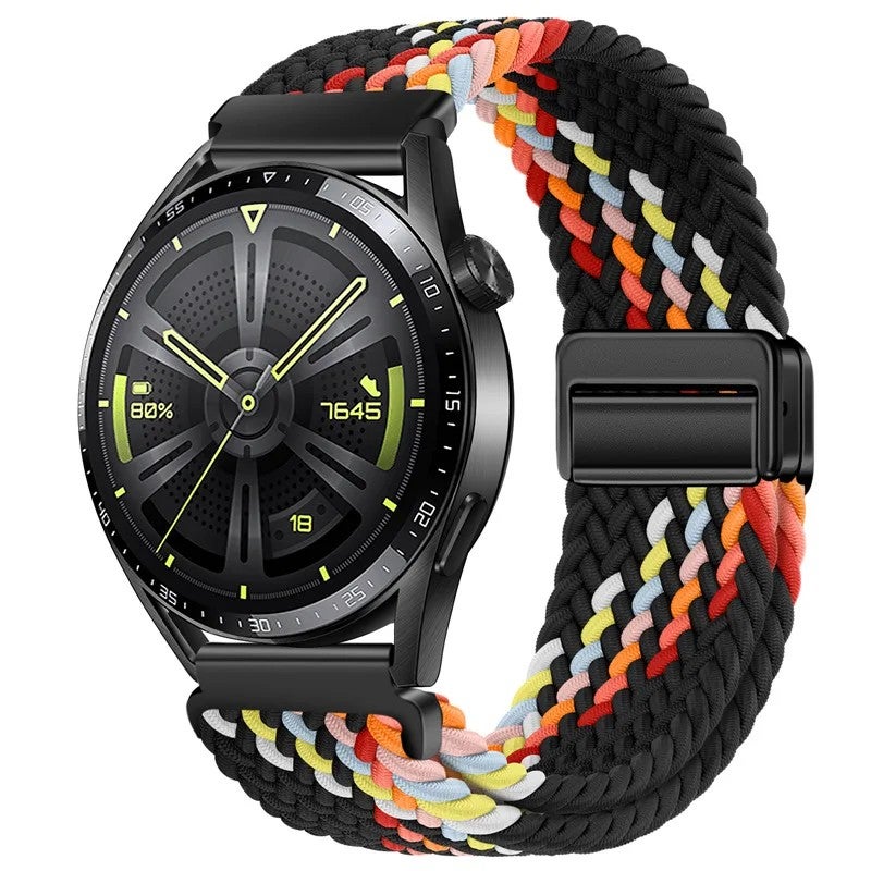 Bluejw Nylon Woven Replacement Watch Strap for Samsung Galaxy Watch 7 / Galaxy Watch GT3 / Huawei Watch GT4 – 18mm 20mm 22mm Smartwatch Band - Image 1