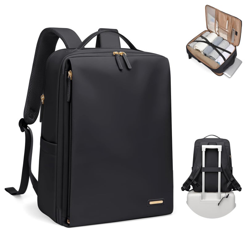 GOLF SUPAGS Stylish Laptop Backpack for Women Airline Approved Perfect for Work College and Travel MultiFunctional Casual Daypack Fits 173 Inch Notebook Black - Image 2