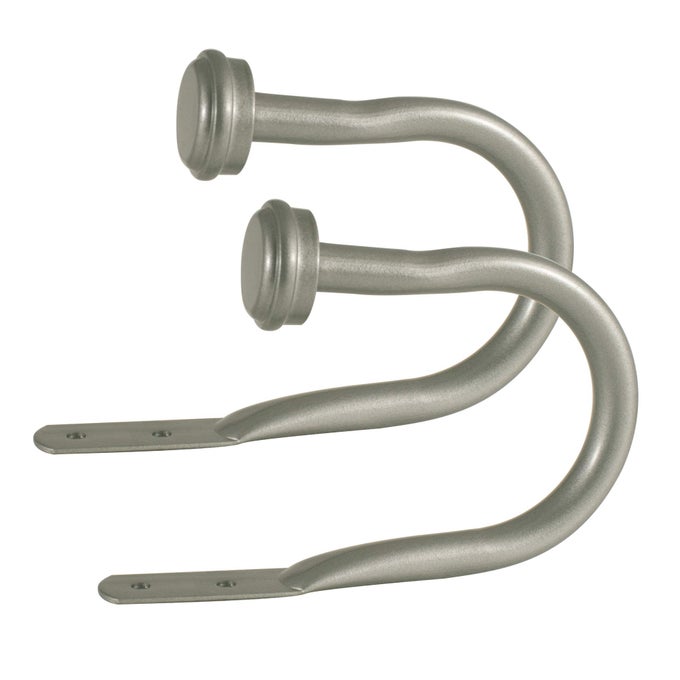 CAP CURTAIN HOLDBACK NICKEL