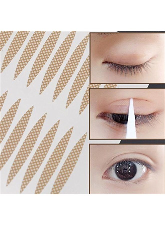 UPSTORE 800 Pcs Makeup Breathable Lace Eyelid Tape-Big Eye Decoration Invisible Double Fold Eyelid Shadow Sticker - Image 2