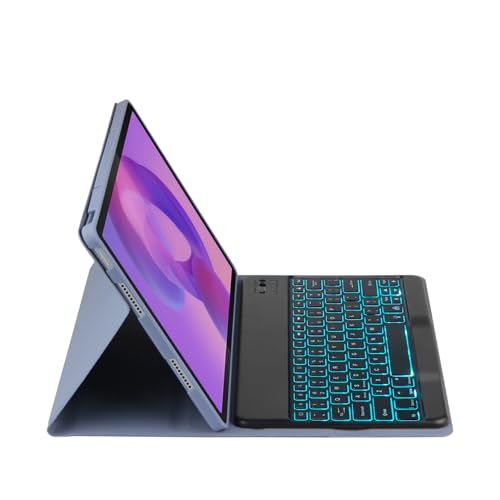 ProElite Keyboard Case Cover for Lenovo Idea Tab Pro 12.7 inch 2025 Magnetic Detachable Wireless Bluetooth Keyboard with Built-in 7-Colors Backlit, Lavender - Image 5