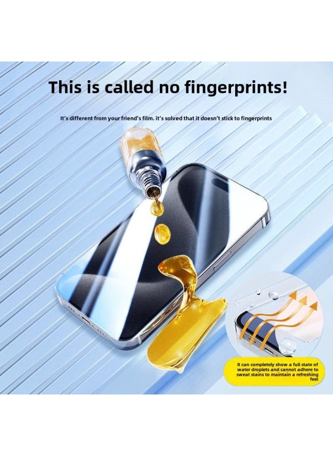 Applicable To Apple 16/15/14/13 Anti-peep Tempered Film 11pro Seconds Sticker Film 12 Mobile Phone Sticker Film Promax-Color:Apple 16plus-Size: With Packaging *free Tool Kit