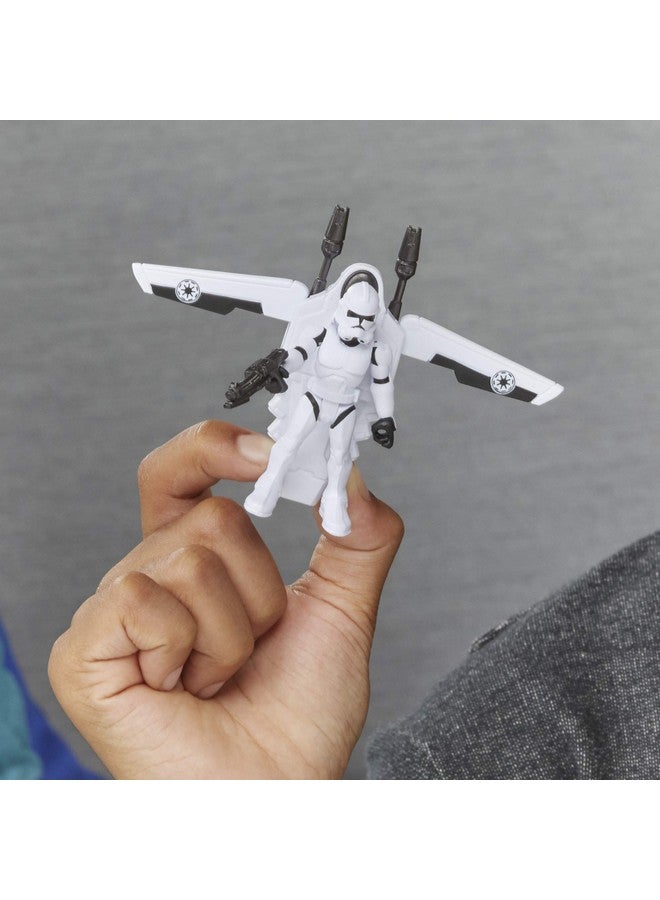 STAR WARS Mission Fleet Gear Class Clone Trooper Arena Rescue 2.5-Inch-Scale Figure and Vehicle, Toys for Kids Ages 4 and Up - Image 5