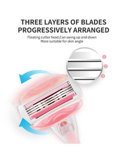 Venus Gillette Venus Triple Blade Razor Refills with White Tea Scent- 4 package * 3 blades-for a Luxurious Shaving Experience，no handle included  - Image 3