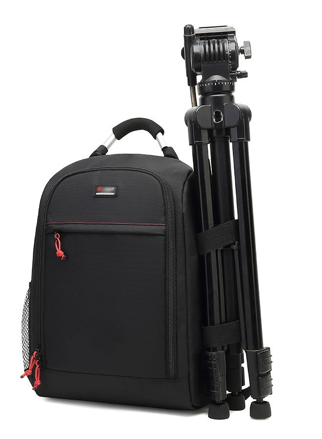 Camera Backpack Waterproof Camera Bag Large Capacity with Laptop Compartment Rain Cover for Men Women Photographer 43X15X30cm - Image 2