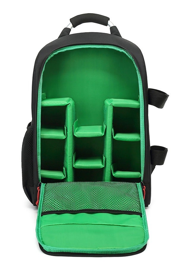 Camera Backpack Waterproof Camera Bag Large Capacity with Laptop Compartment Rain Cover for Men Women Photographer 43X15X30cm - Image 1