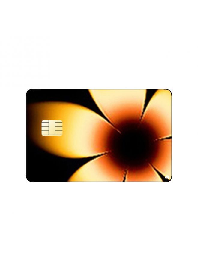 RKN PRINTED BANK CARD STICKER Beautiful Yellow Roses Drawing - Image 2