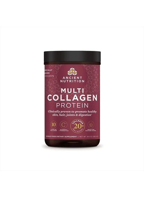 , Multi Collagen Protein Powder with 10 Types of Collagen, Vitamin C & 2 Billion Colony-Forming Units (CFUs) Probiotics Per Scoop, Unflavored