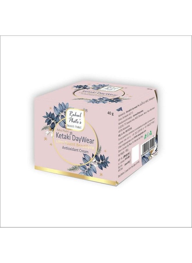 Rahul Phate's Research Product Ketaki Day Wear Ultra Potent Beautifying Antioxidant Face Cream ; For Moisturizing Nourishing & Hydrated Skin ; For All Skin Types ; 40G  - Image 3