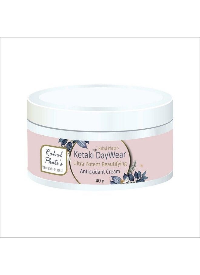 Rahul Phate's Research Product Ketaki Day Wear Ultra Potent Beautifying Antioxidant Face Cream ; For Moisturizing Nourishing & Hydrated Skin ; For All Skin Types ; 40G  - Image 4