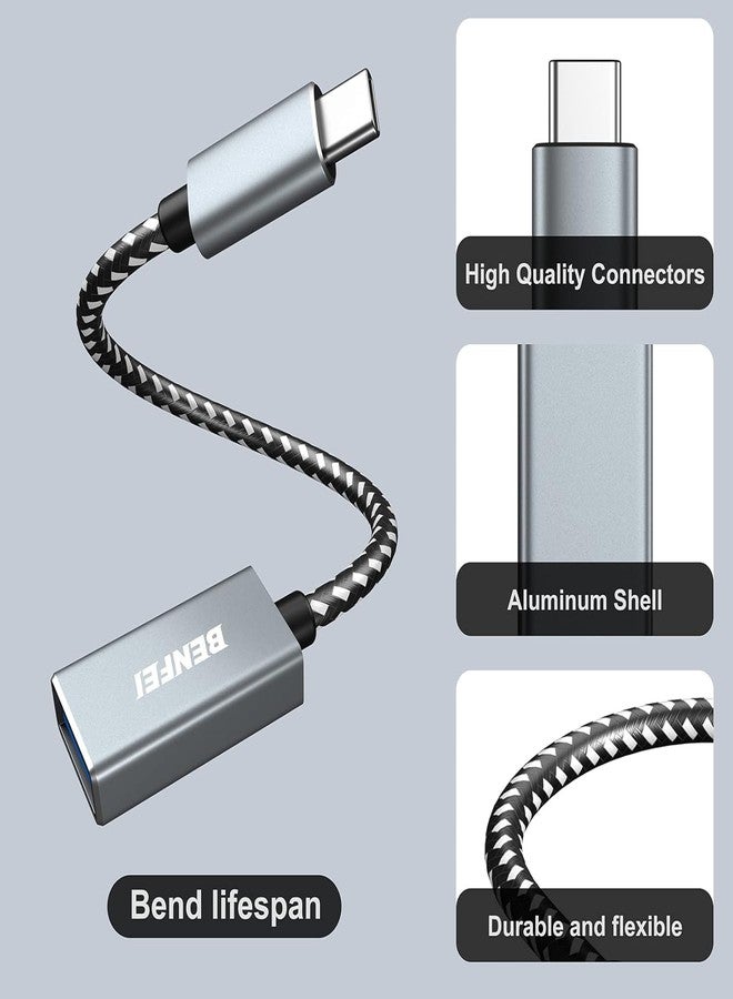 BENFEI USB C to USB 3.0 Adapter, 2 Pack USB C to A Male to Female Adapter Compatible with iPhone 15 Pro/Max, MacBook Pro/Air 2023, iMac, S23, XPS 17 - Image 4