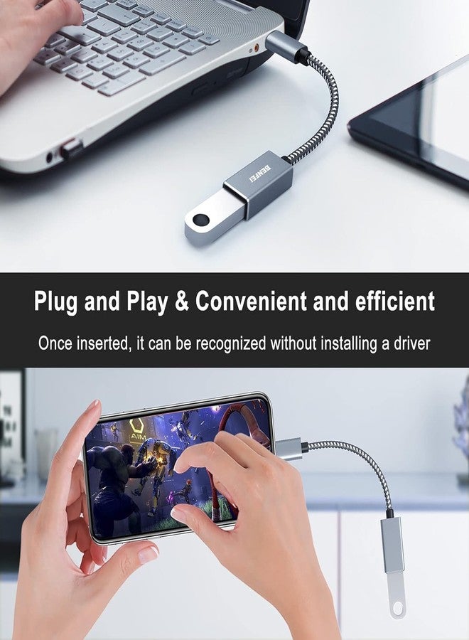 BENFEI USB C to USB 3.0 Adapter, 2 Pack USB C to A Male to Female Adapter Compatible with iPhone 15 Pro/Max, MacBook Pro/Air 2023, iMac, S23, XPS 17 - Image 3