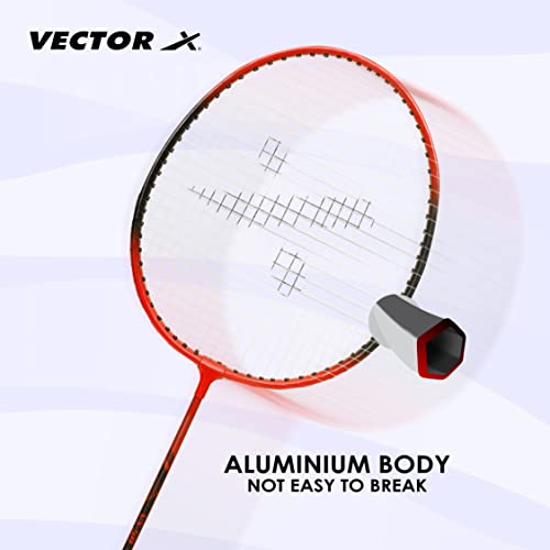 Vector X VXB-50 T-Joint Alloy Steel Badminton Racquet - Image 3