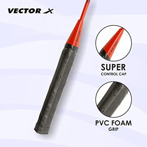 Vector X VXB-50 T-Joint Alloy Steel Badminton Racquet - Image 4