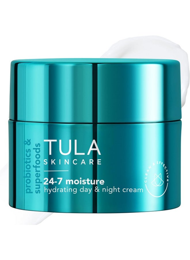 TULA - TULA Skin Care 24-7 Chrome Hydrating Day & Night Cream - Anti-Aging Moisturizer for Face, Contains Watermelon & Blueberry Extract in Chrome Packaging, 1.5 oz. - Image 1
