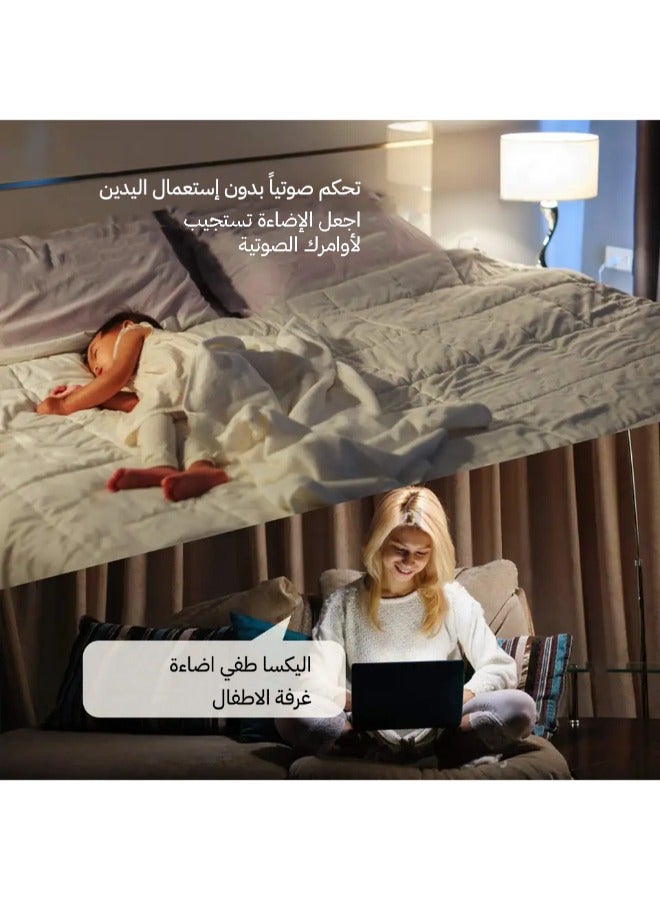 دع التقنية مفتاح إنارة ذكي واي فاي ثنائى - ابيض - Image 3