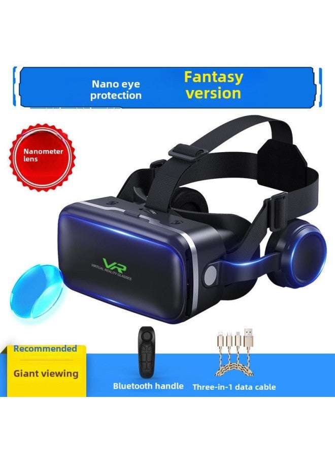 Vr Glasses All-in-one 3d Glasses Virtual Reality Mobile Phone Dedicated Movie 4k Somatosensory Game Smart Ar Device-Color:Package Three 【nano Eye Protection Dream Edition】 - Image 1