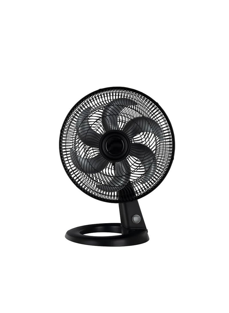 تيفال Silence Force Desk Fan - 16 Inches - 3 Speeds - 100 m³ 75 W VG4110EE Black - Image 2