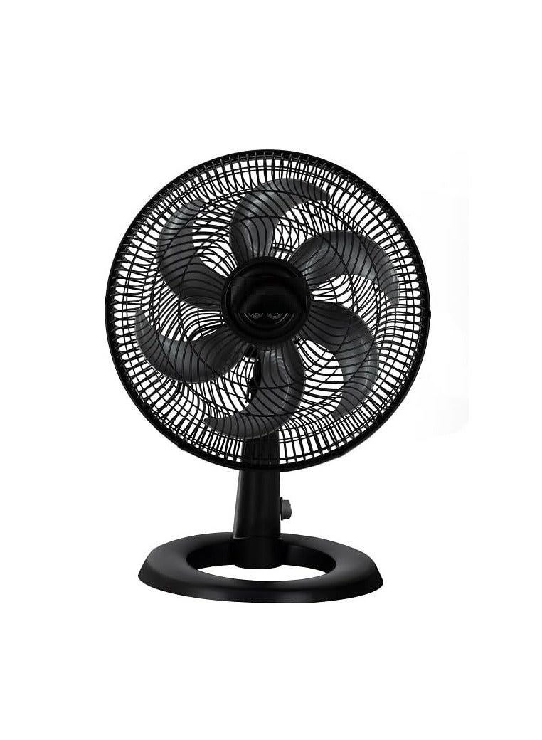 تيفال Silence Force Desk Fan - 16 Inches - 3 Speeds - 100 m³ 75 W VG4110EE Black - Image 1