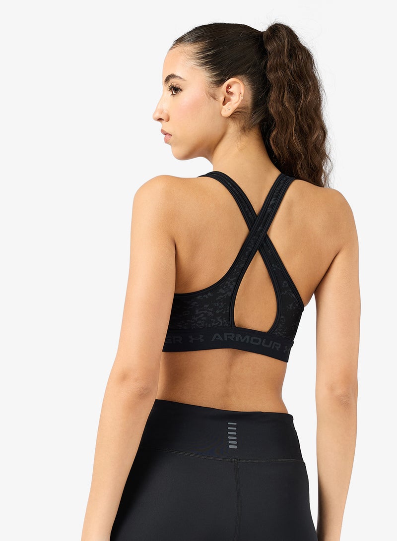 UNDER ARMOUR Crossback Mid Printted Bra - Image 2