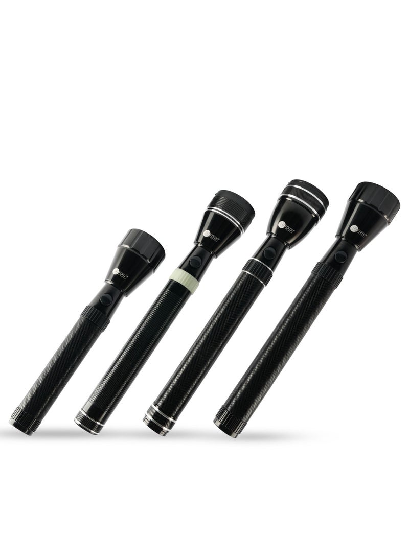 AFRA AFRA LED Flashlight Set, 5W, 4 in 1 Combo, Rechargeable Battery 1500MAH, Waterproof, Shock and Corrosion Resistant, Heavy-duty Design, With AC Adapter, AF-0004COMB, 2 Years Warranty  - Image 3