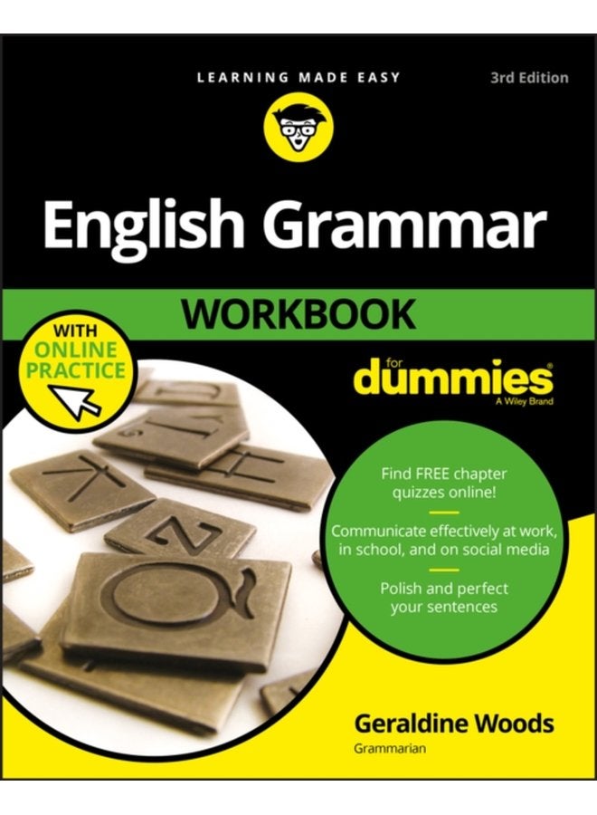 English Grammar Workbook For Dummies with Online Practice - Paperback