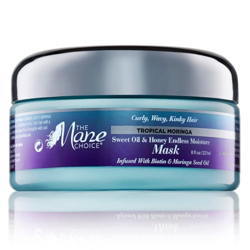 The Mane Choice Tropical Moringa Sweet Oil & Honey Endless Moisture Mask, 8 Ounce - Image 1