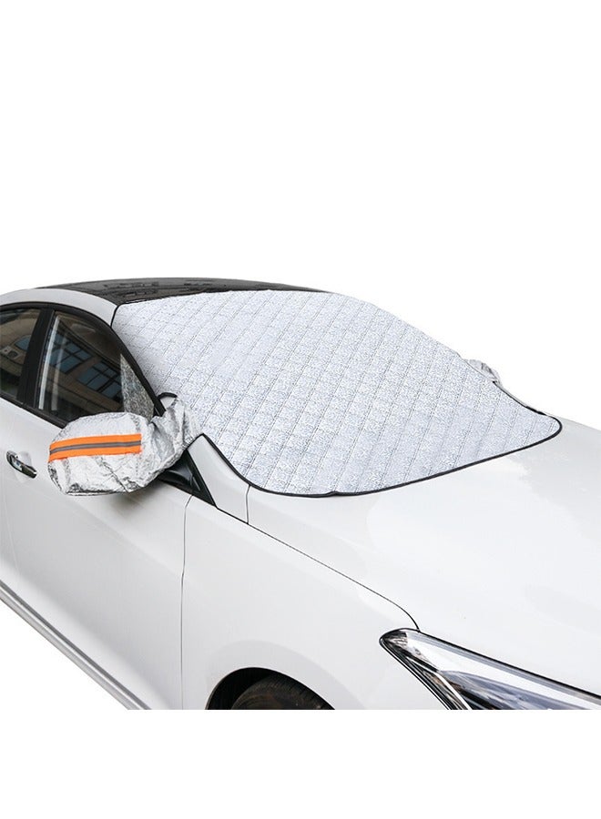 Car Sun Shade, Foldable Sunshade for Car Windshield, 3-Layer Thickened Material, Suitable for Travel and Daily Use - Image 1