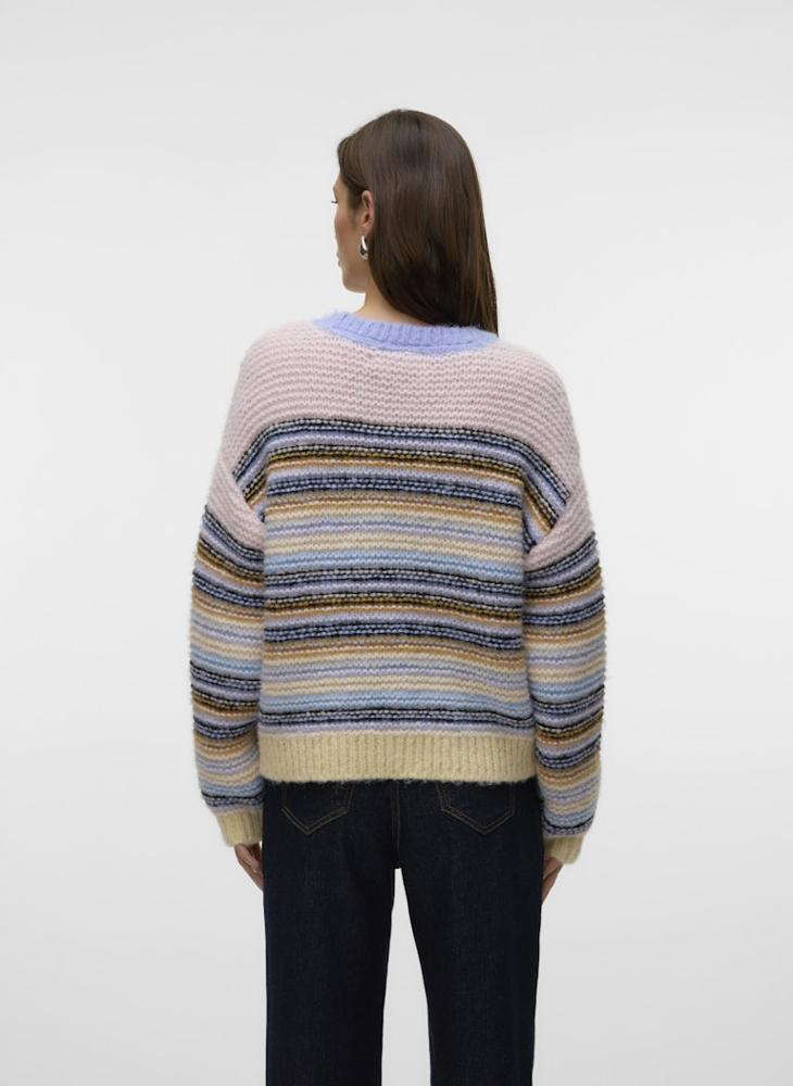 VERO MODA Crew Neck Ribbed Sweater - Image 2