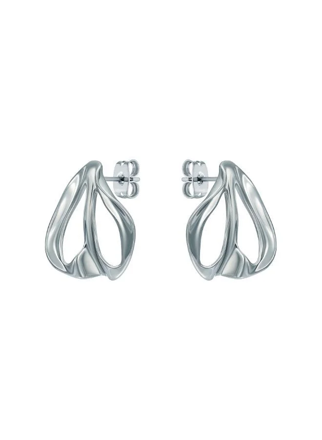 تيد بيكر Leah Abstract Leaf Stud Earrings