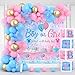 FRIGG Baby Gender Reveal Party Decorations Pink Blue Balloon Arch Garland Kits With 4pcs Balloon Boxes Backdrop and Tablecloths for Baby Shower Boy or Girl Gender Reveal Party Ideas Supplies - Image 2