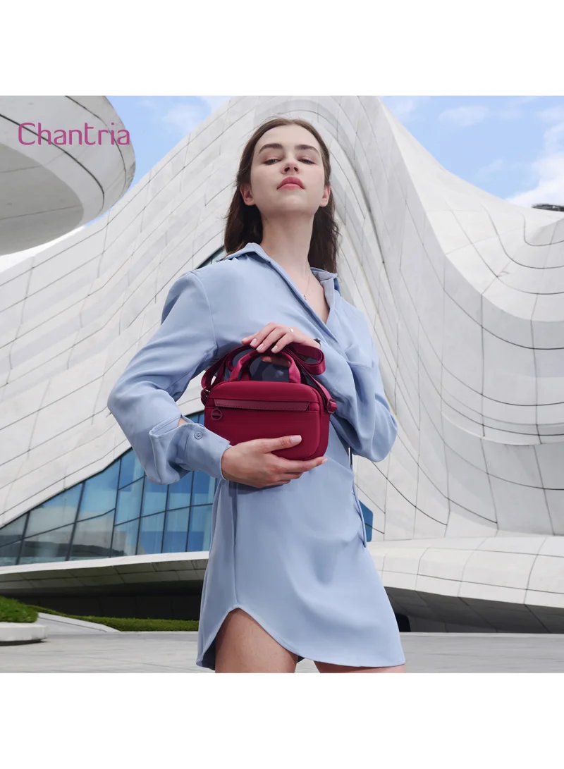 Chantria Burgundy Premium Durable Lady’s Shoulder Bag Water Resistant Multifunctional Anti-Theft Sling Bag for Casual Travel Daily Out, CB00771-Burgundy for Women | Best Price UAE