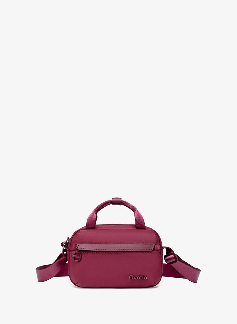 Chantria Premium Durable Lady’s Shoulder Bag Water Resistant Multifunctional Anti-Theft Sling Bag for Casual Travel Daily Out, CB00771-Burgundy - Image 2