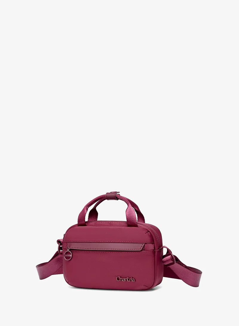 Premium Durable Lady’s Shoulder Bag Water Resistant Multifunctional Anti-Theft Sling Bag for Casual Travel Daily Out, CB00771-Burgundy