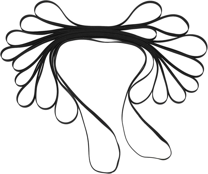 10 قطعة من حزام الطاولة الدوارة من المطاط للاستبدال للجرامافون ومشغل الأقراص المضغوطة وأقراص الفيديو الرقمية - Image 1